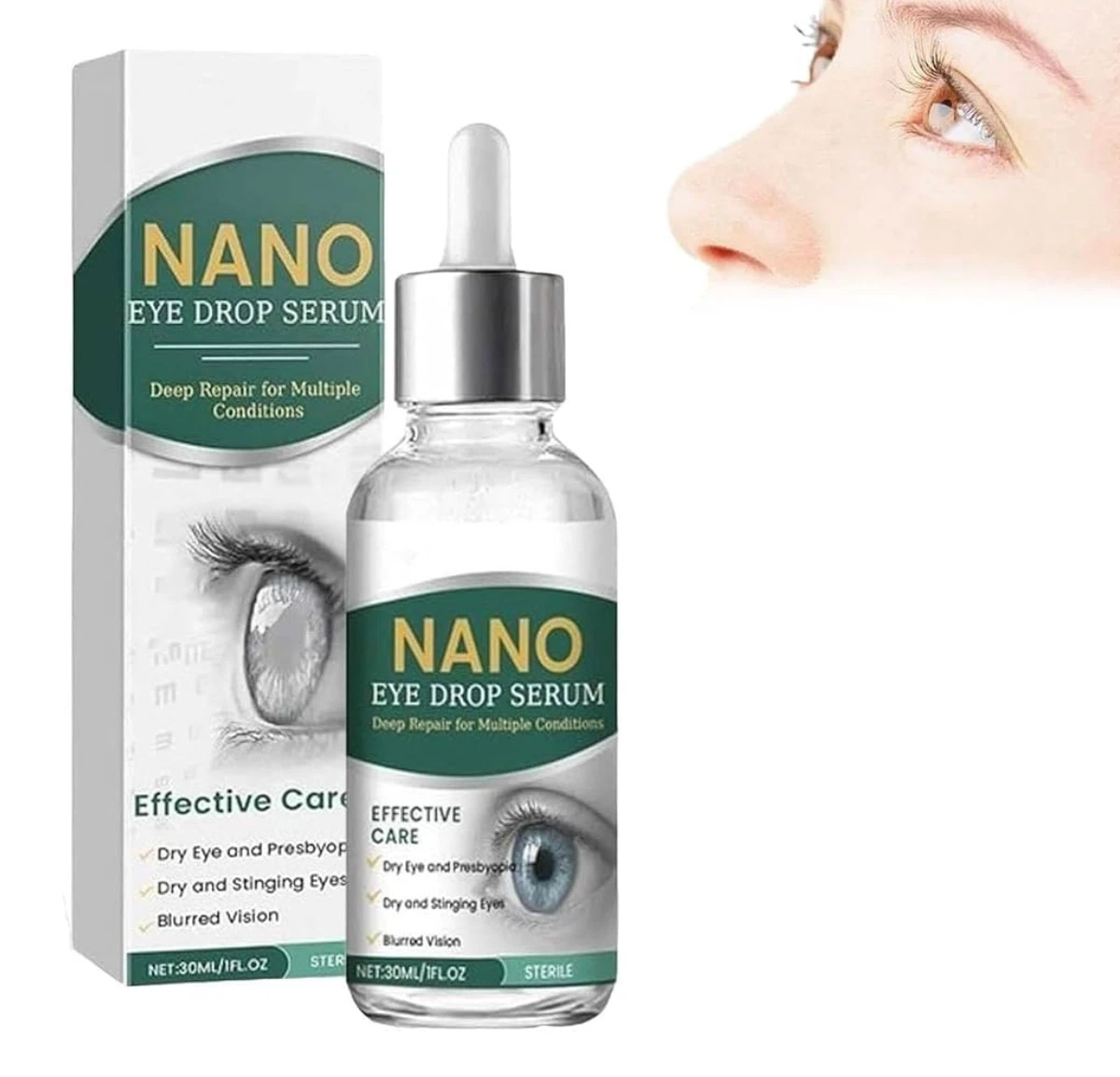 Nano Eye Drop Serum for Dry Eye and Blurred Vision