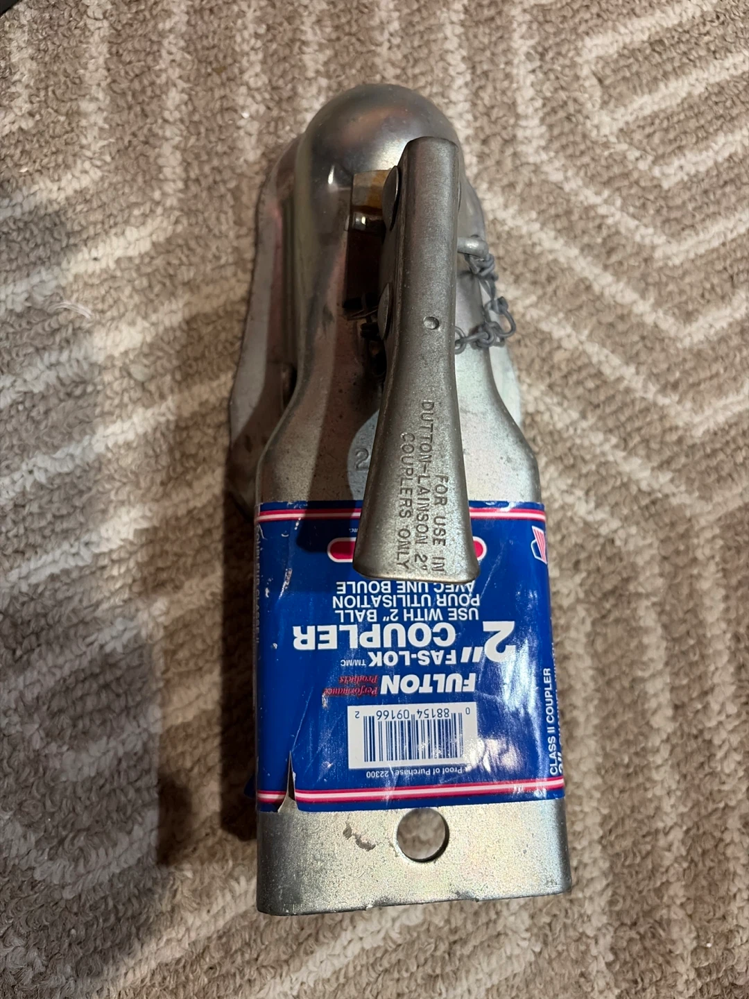 Fulton 2" Fas-Lok Coupler for trailer