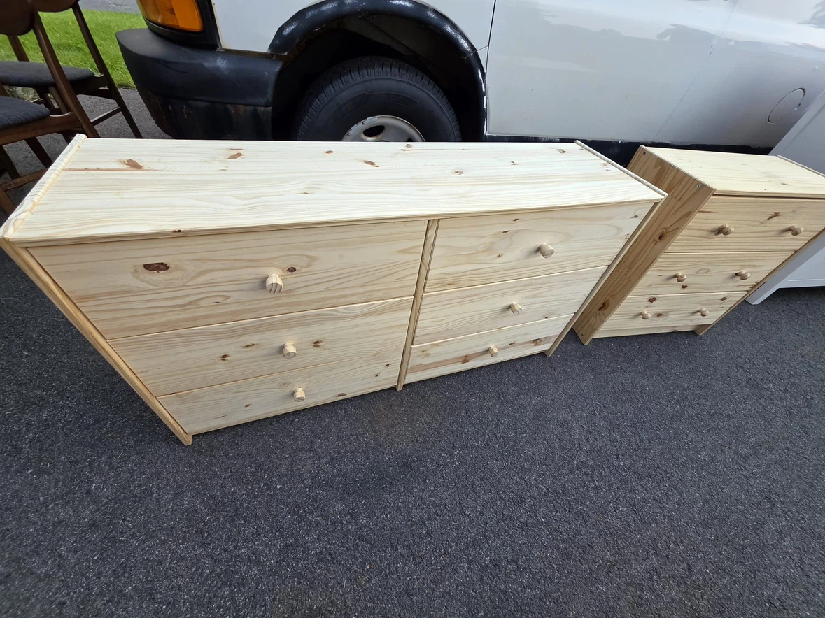 Ikea Pine Dressers - Set of 2