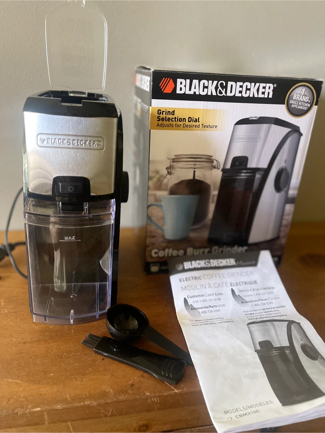 Black+Decker Coffee Burr Grinder
