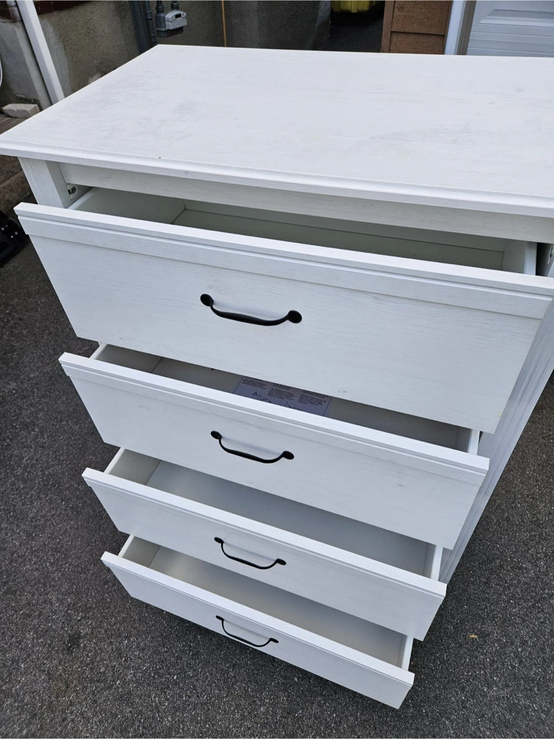 Ikea White 4-Drawer Dresser - photo 2