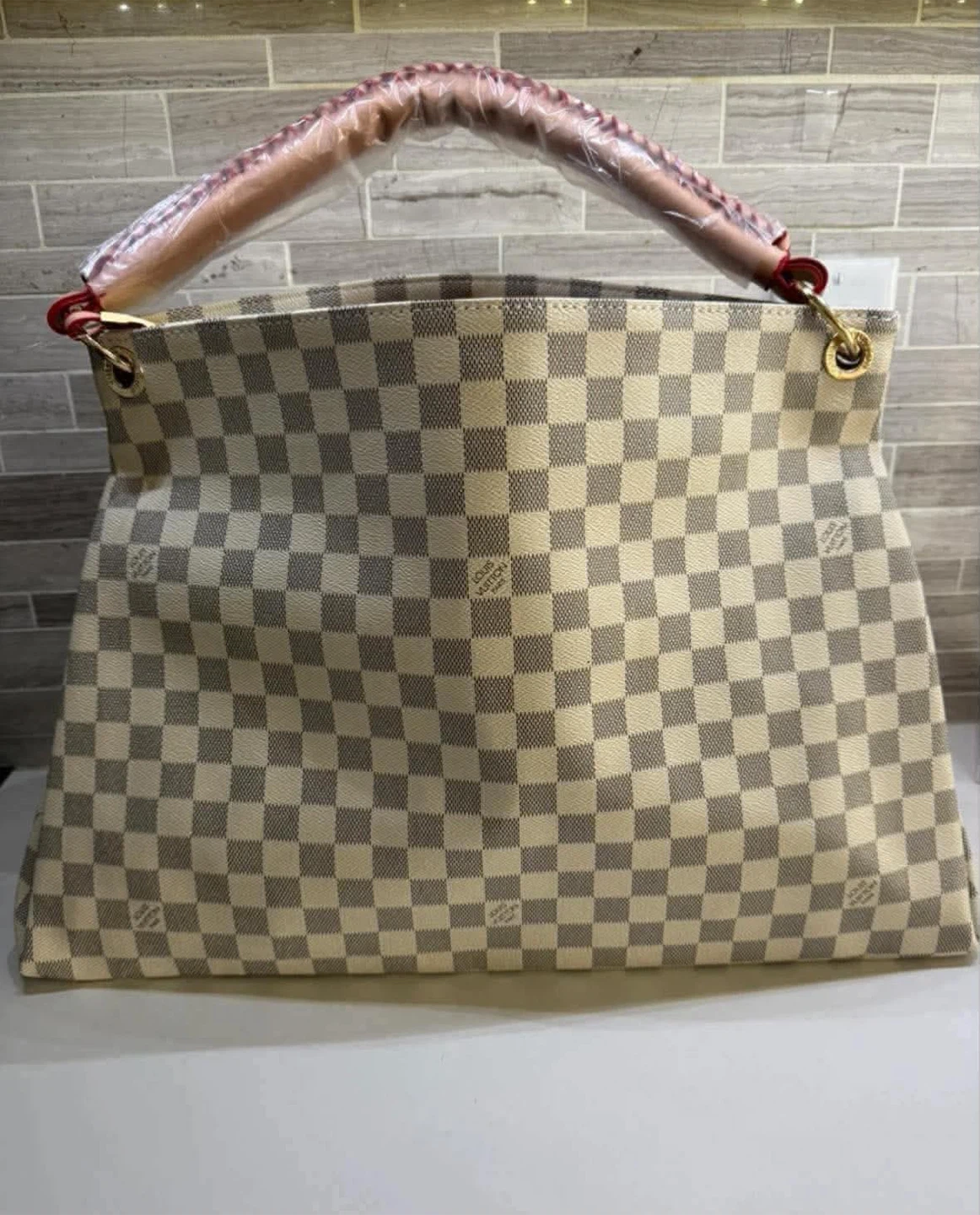 Louis Vuitton Damier Azur Speedy Handbag