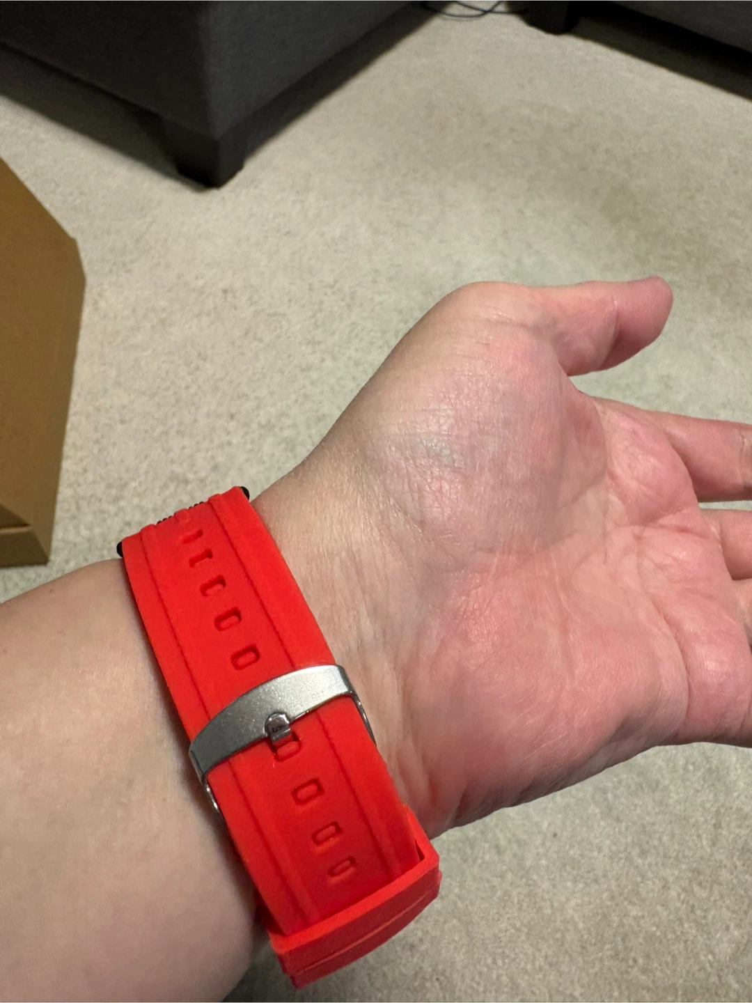 New LIBOGER Men’s Sport Watch – Red Silicone Band - photo 5