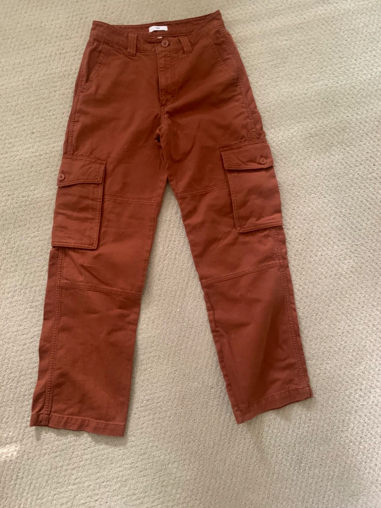 Tna Cargo Pants - Rust Orange - Size 0