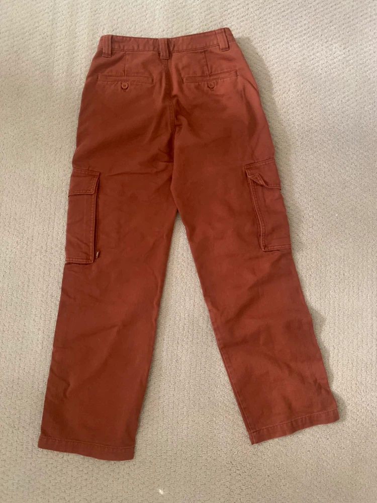 Tna Cargo Pants - Rust Orange - Size 0 - photo 2
