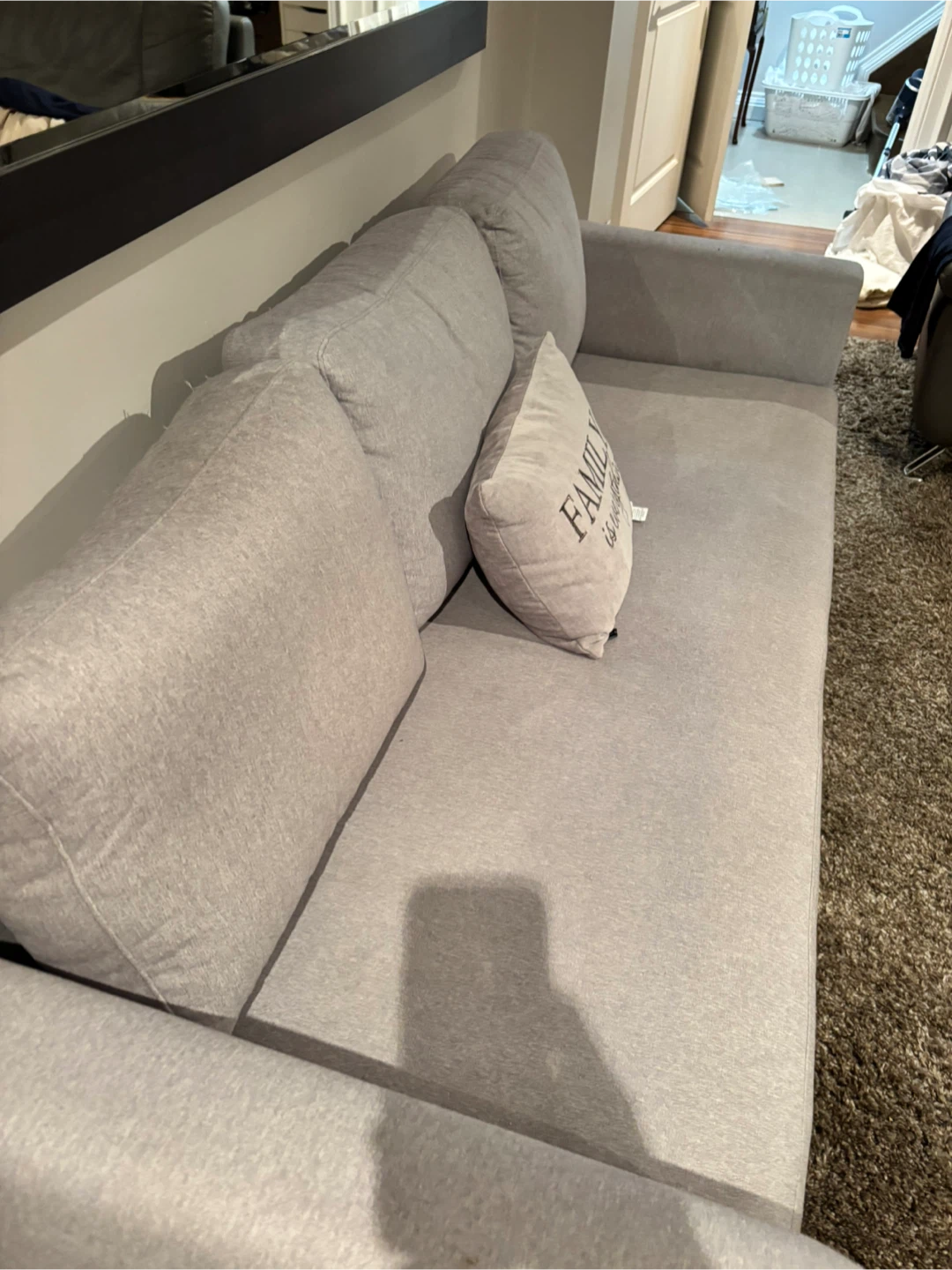 Upholstered couch - photo 2