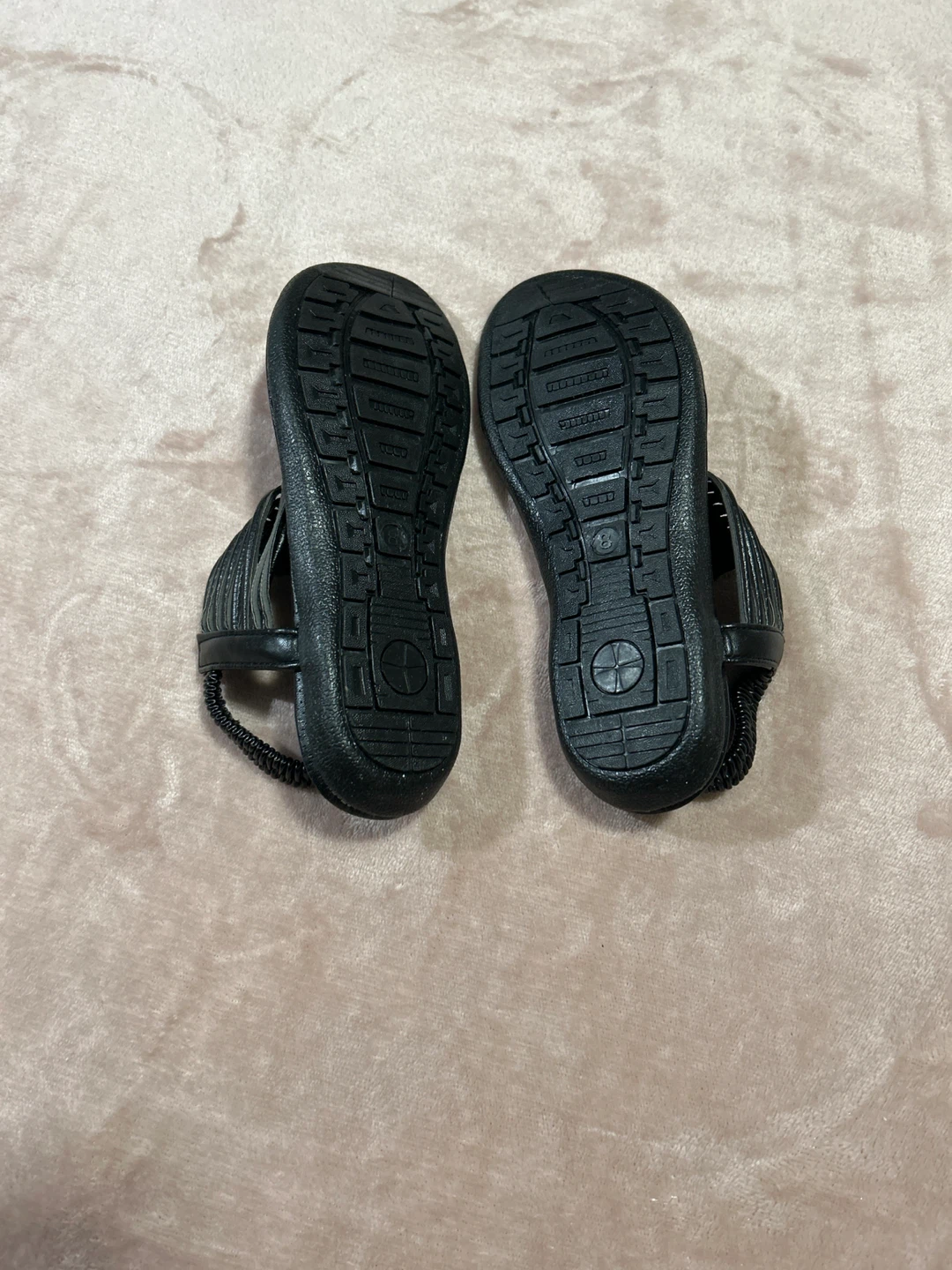 Black Embellished Thong Sandals - photo 2