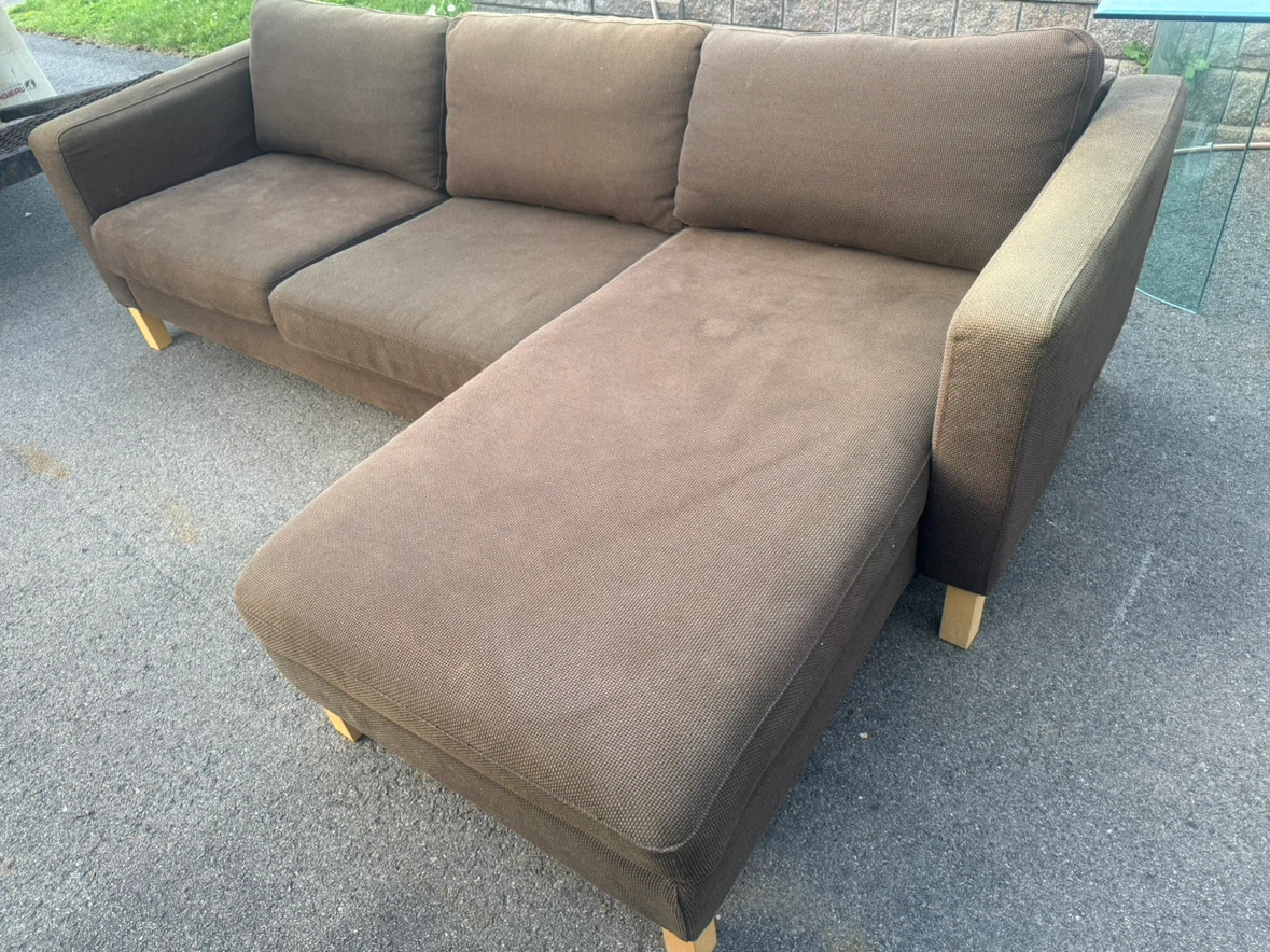 Ikea Brown Sectional Sofa