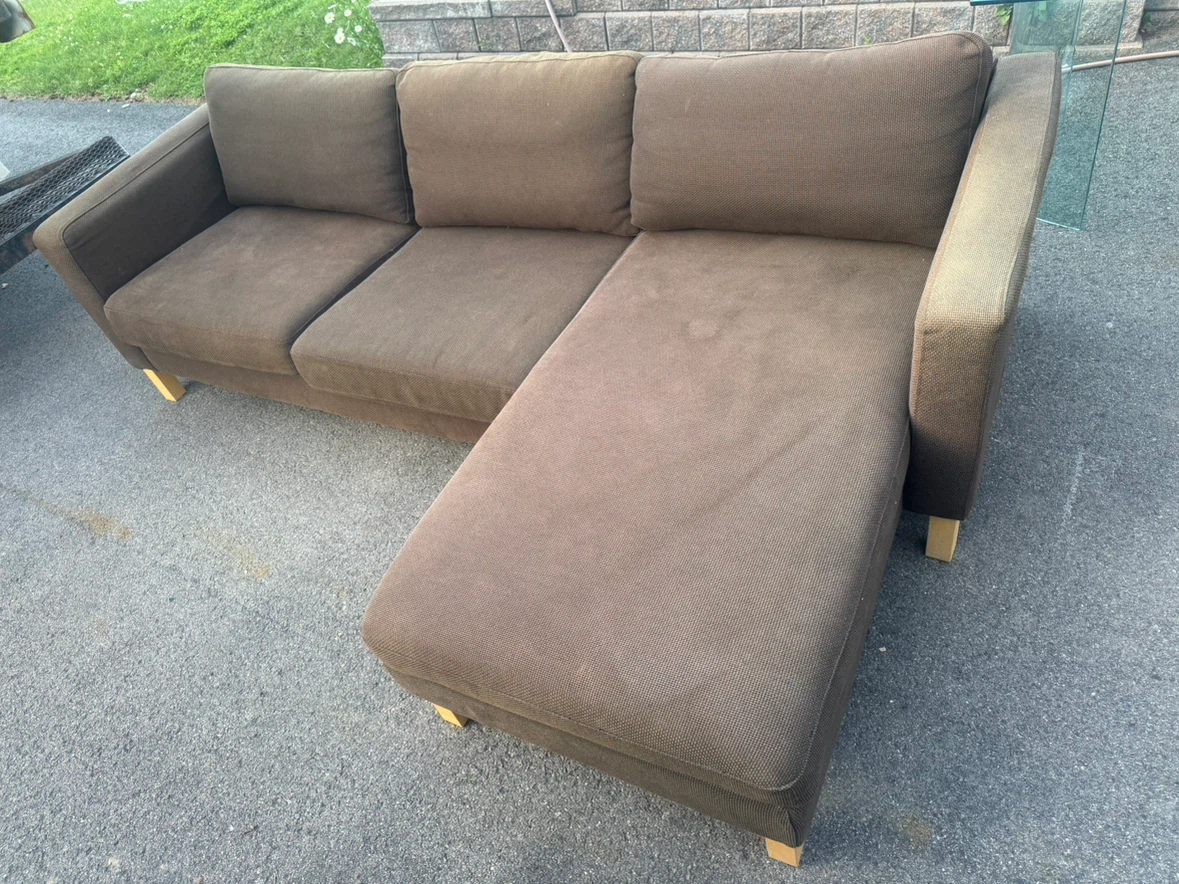 Ikea Brown Sectional Sofa - photo 3
