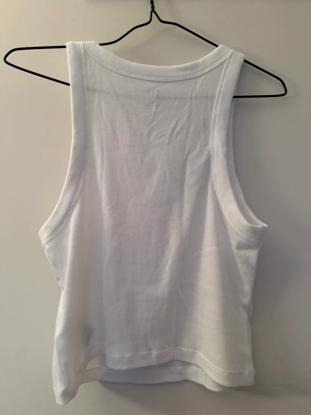 GAP Ribbed Tank Top - White - Medium - photo 2
