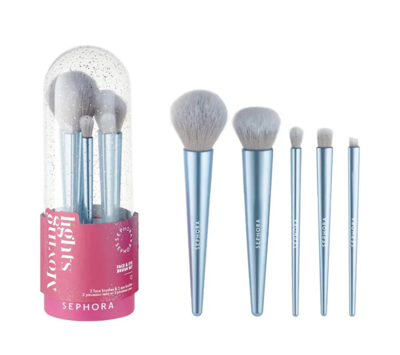 Sephora Moving Lights Face & Eye Brush Set - photo 2
