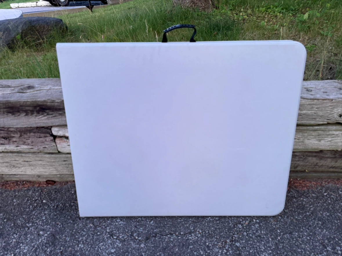 White Folding Table - photo 4
