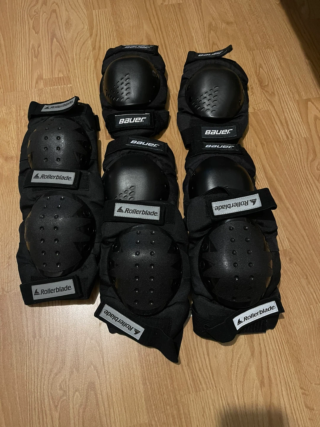 Rollerblade and Bauer Protective Gear Set