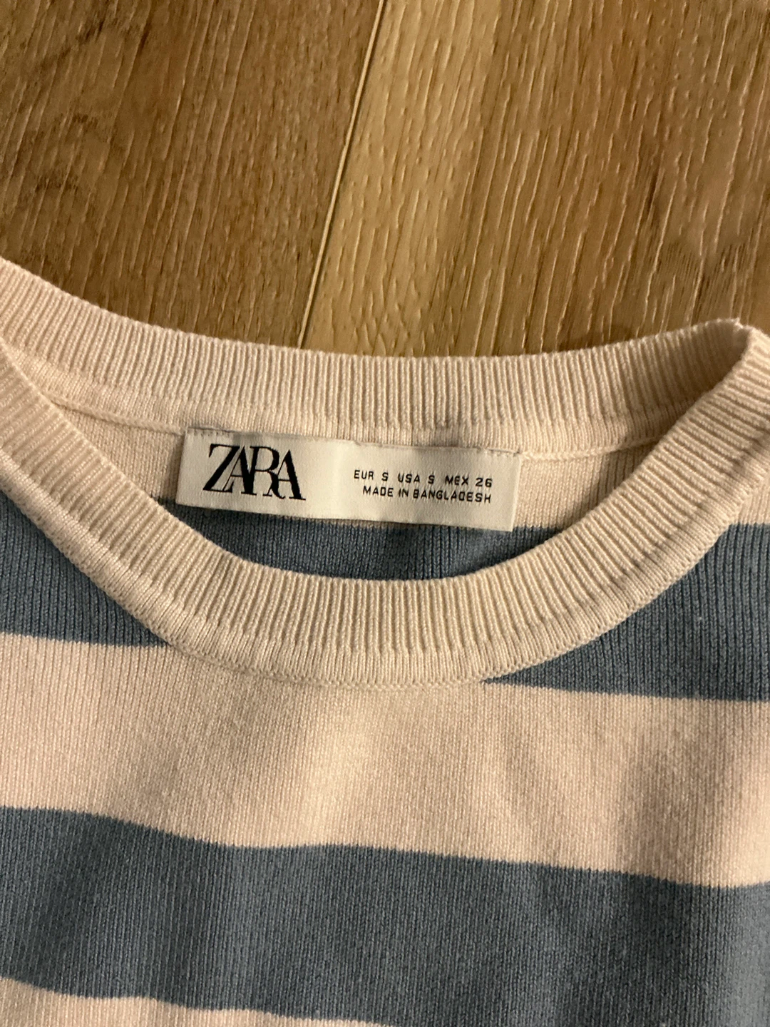 Zara Striped Knit Top - Size S - photo 2