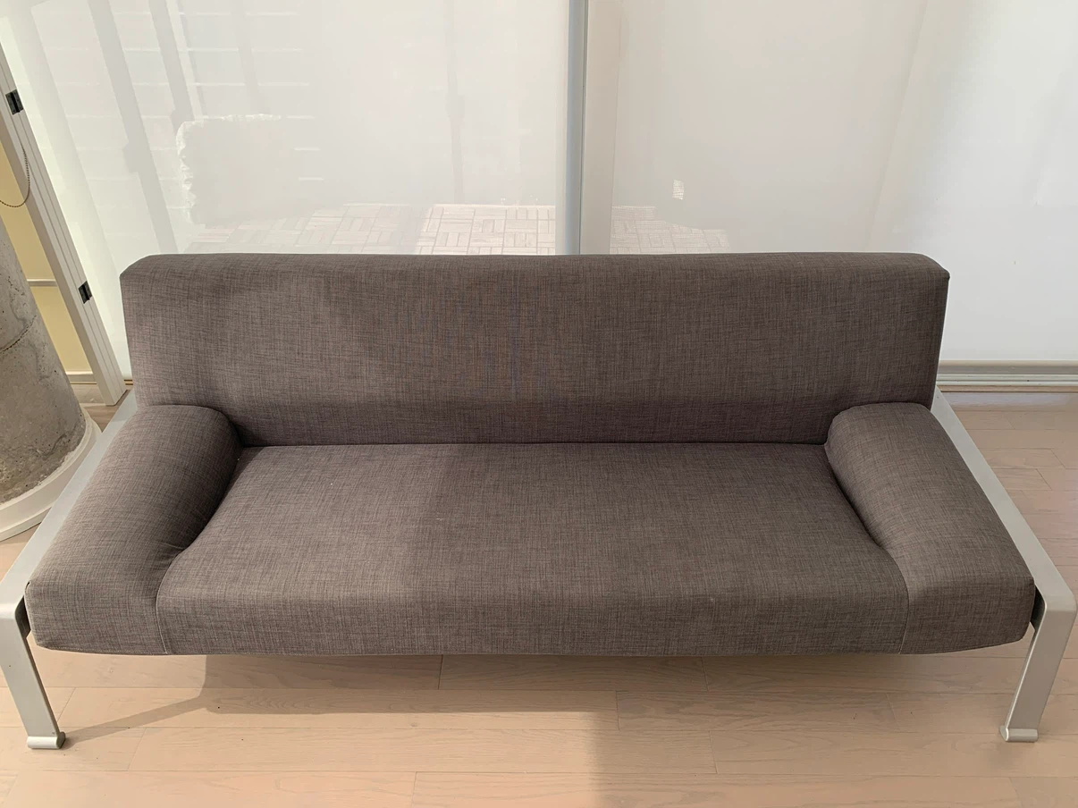 IKEA Sofa Bed / Sleeper Sofa in Grey -  Quality Steel Frame
