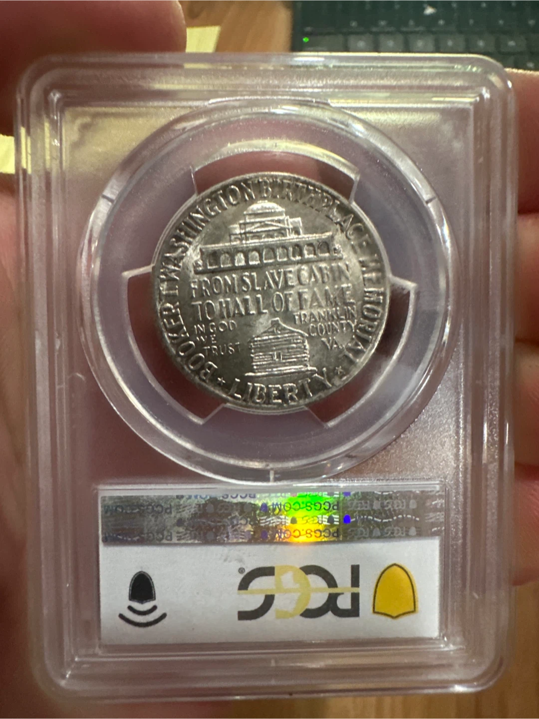 1951 Booker T. Washington Silver Half Dollar - photo 2