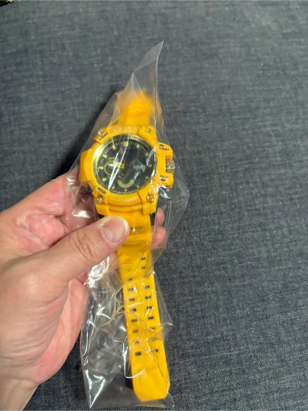 New Yellow Digital & Analog Sport Watch - photo 4