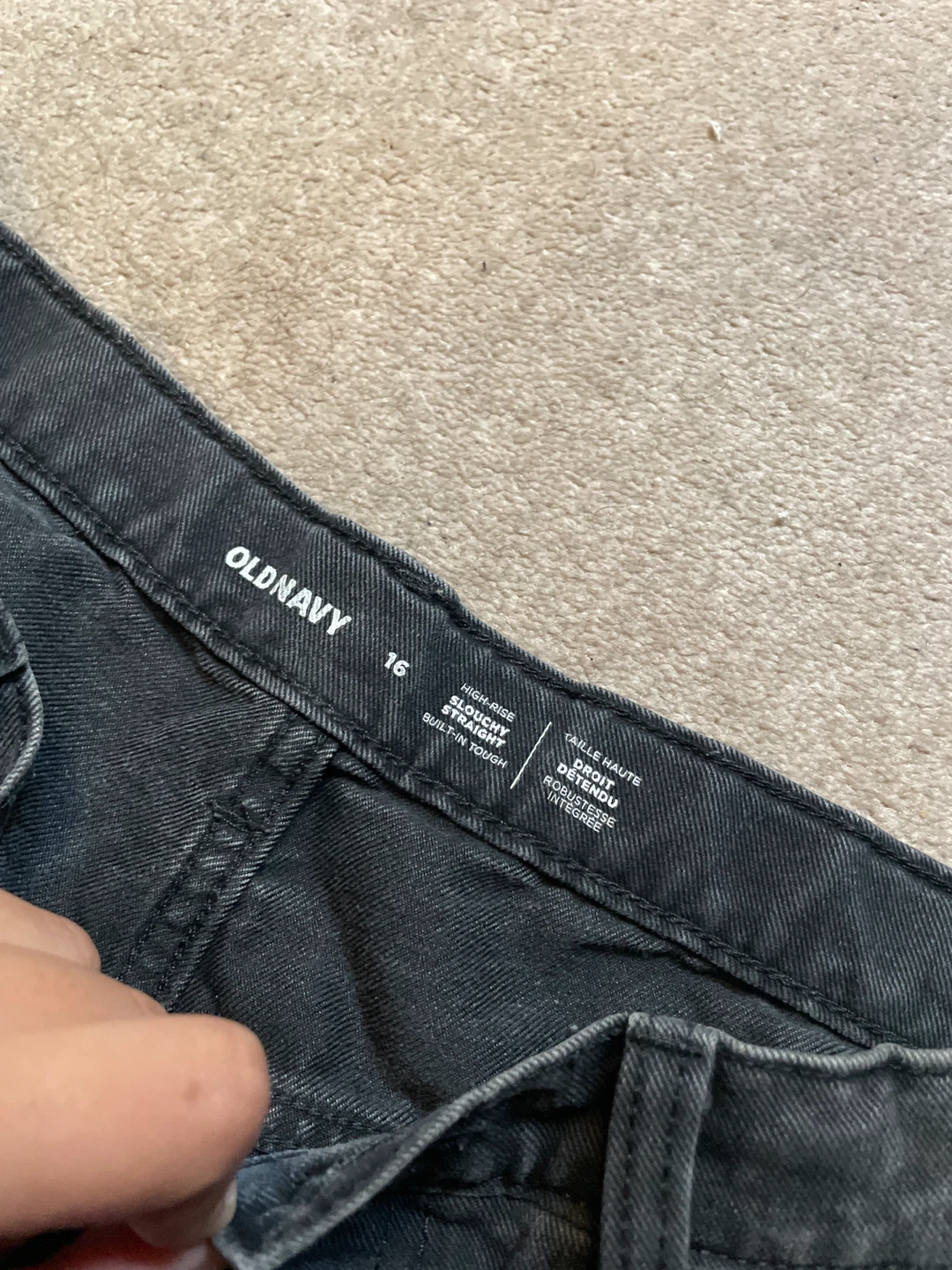 Old black navy jeans - photo 2