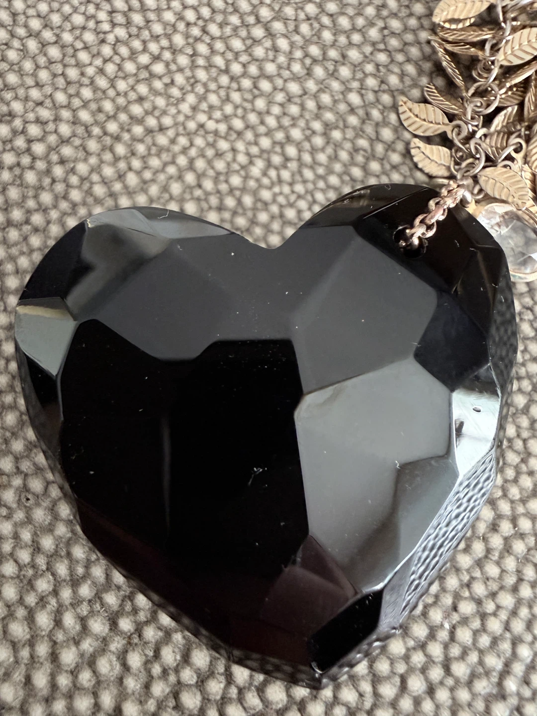 Heart Pendant Necklace with Crystal Accents - photo 4