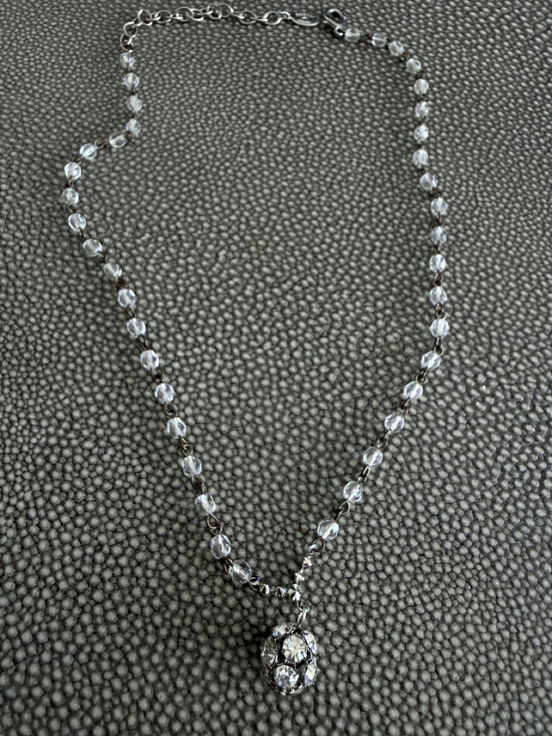 Robert Rose Beaded Necklace with Pendant