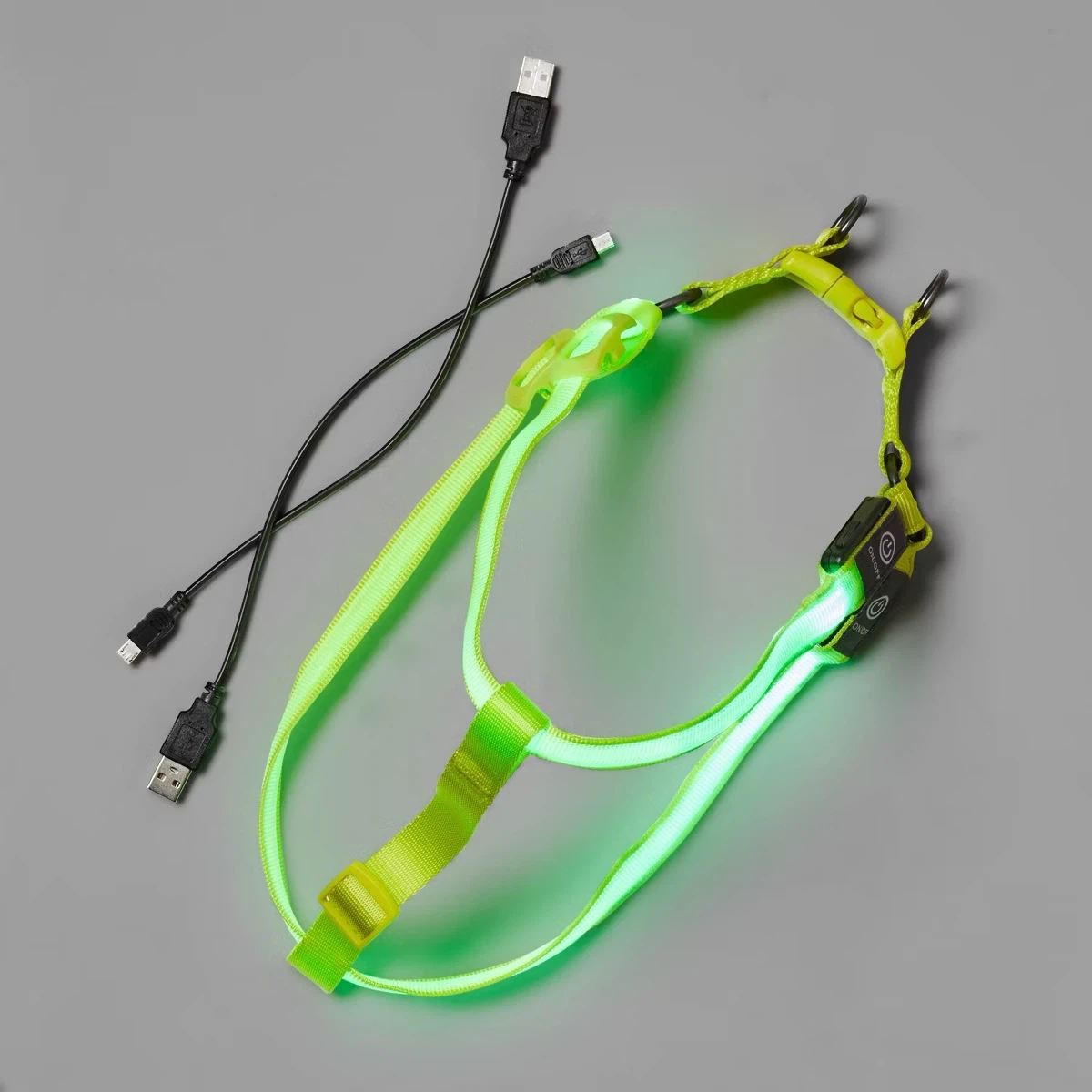 LED light dog harness SMALL