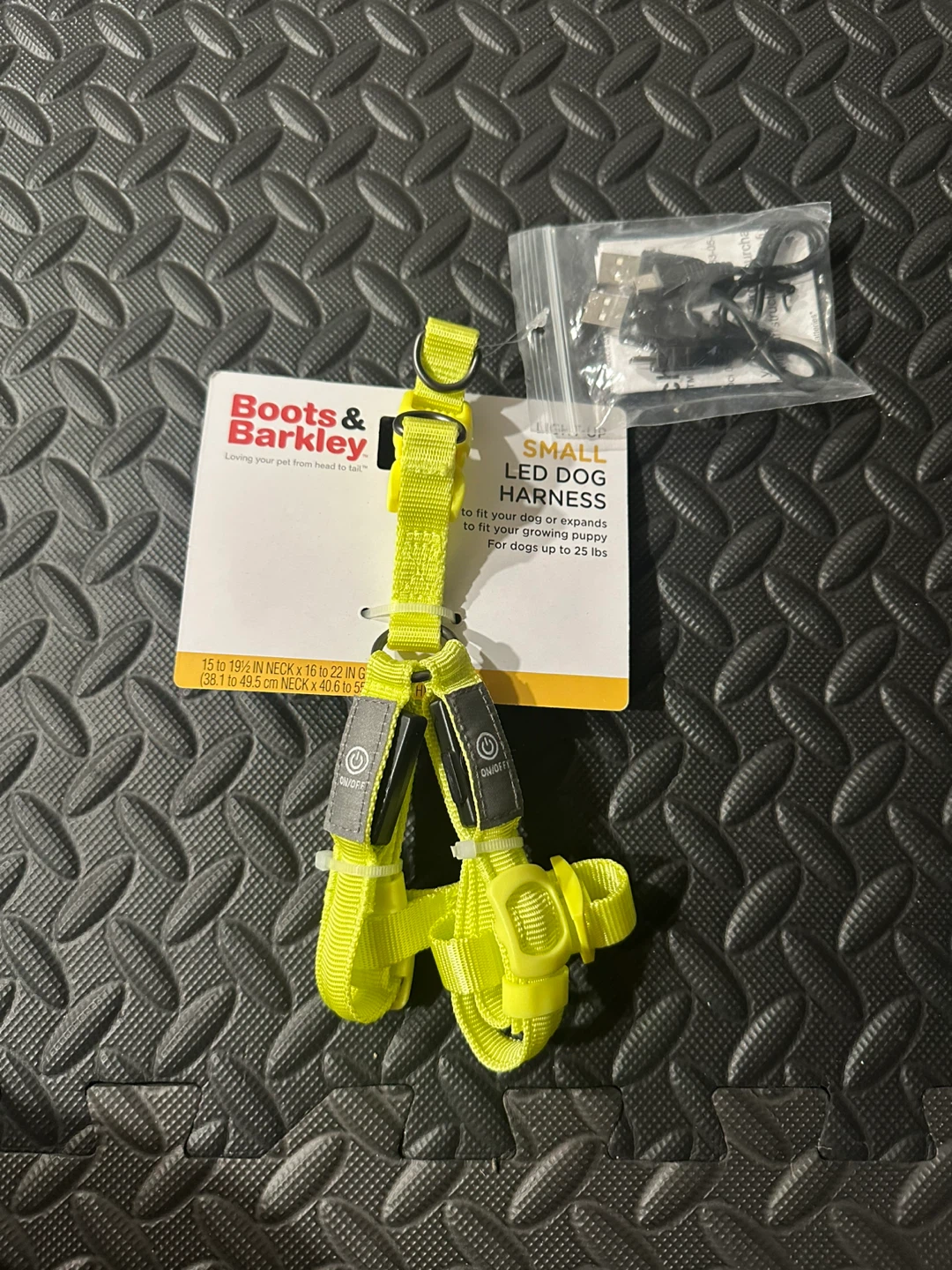 LED light dog harness SMALL - photo 2
