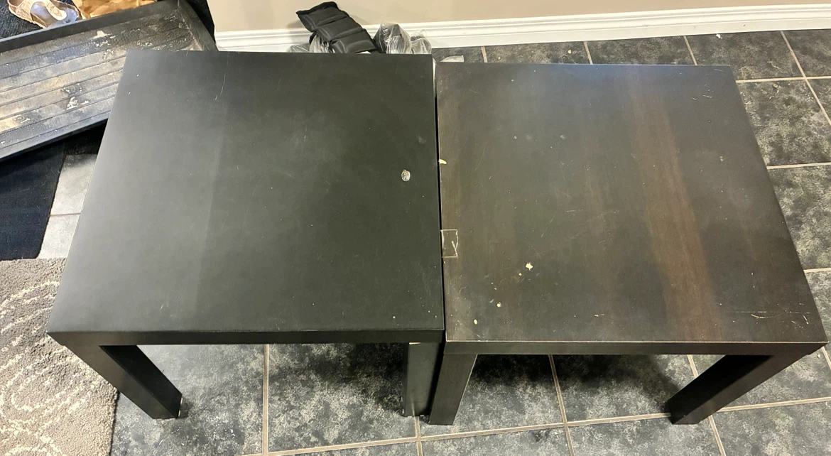 IKEA lack table - set of 2