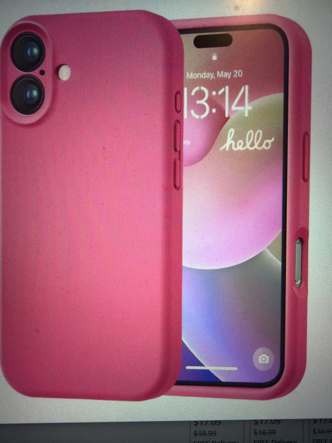 Pink Jelly Case for iPhone 16 - photo 3