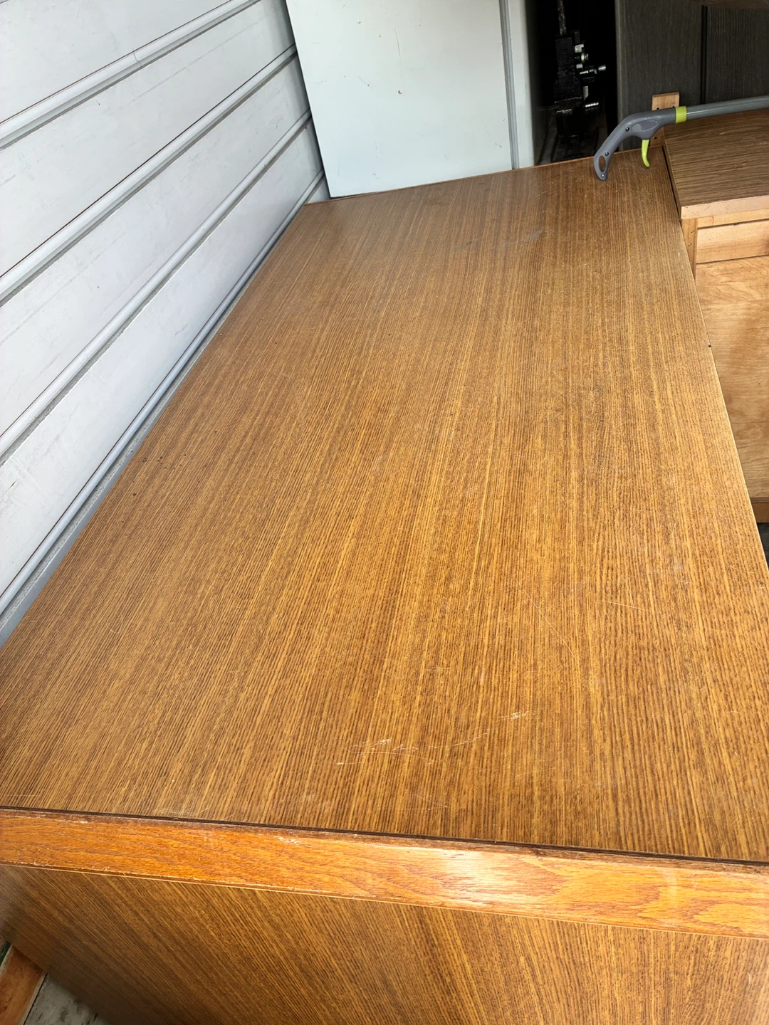 Wooden Desk with Drawers - photo 2