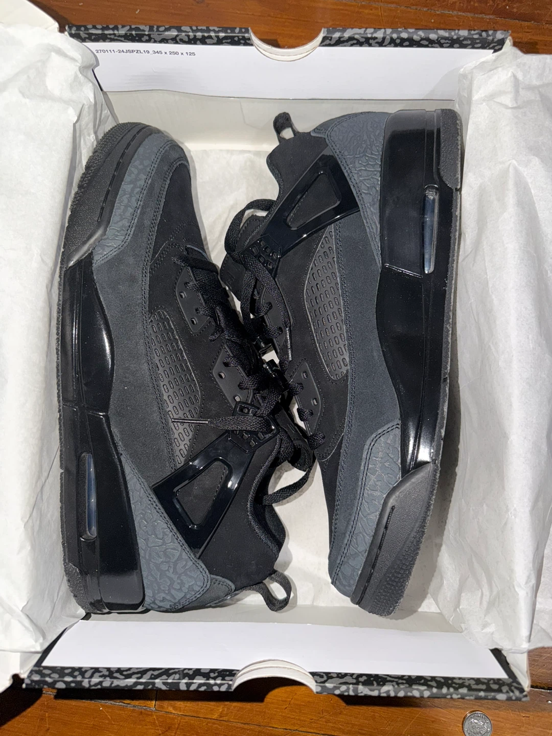 Jordan Spizike Low all black