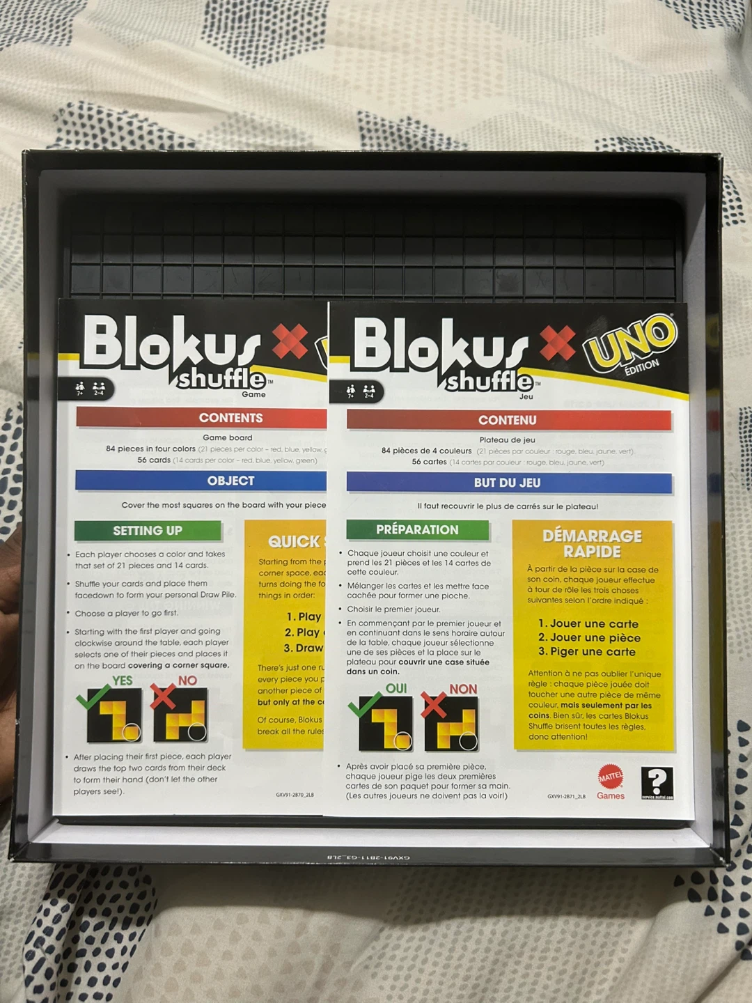 UNO Blokus Shuffle Edition Board Game - photo 3