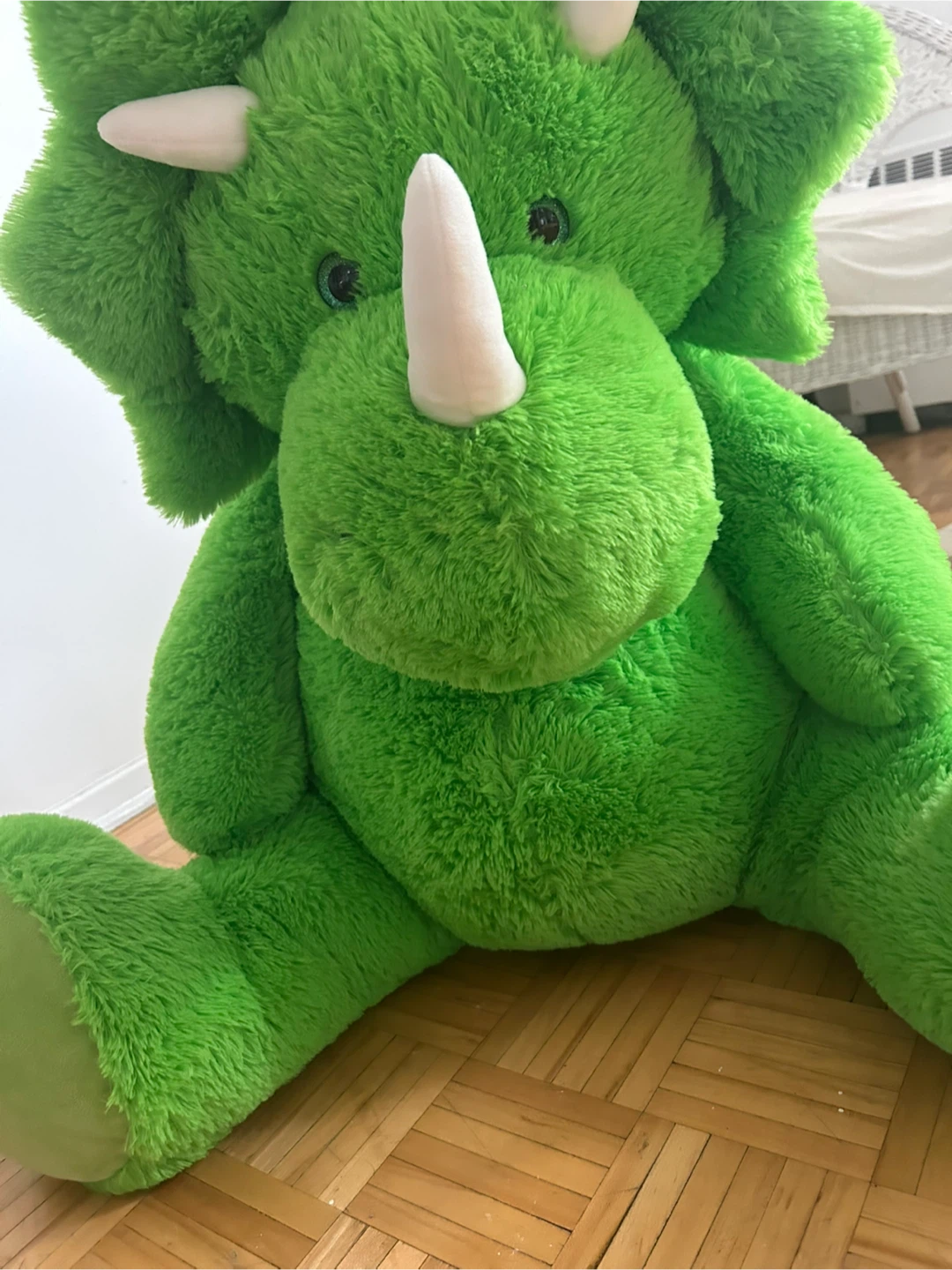 Giant Green Dinosaur Plush Toy