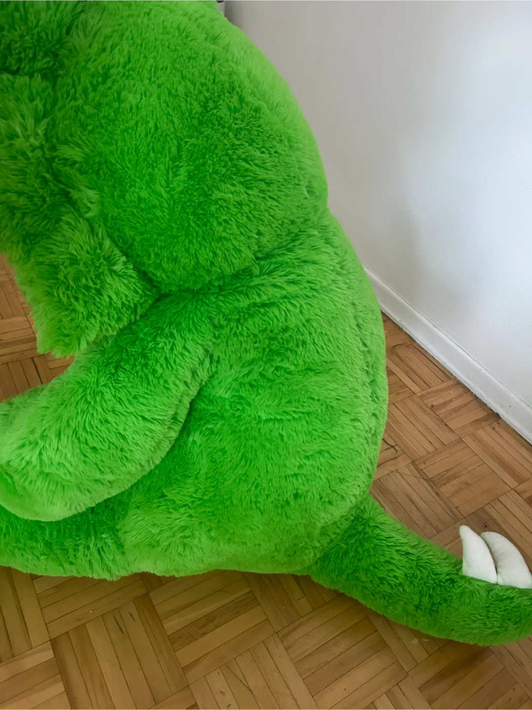 Giant Green Dinosaur Plush Toy - photo 3