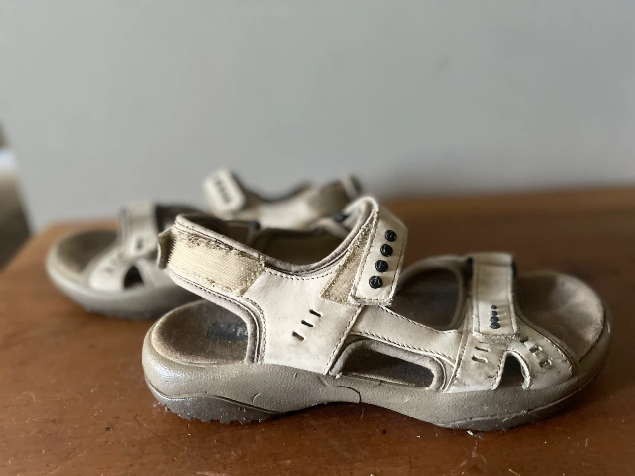 Beige Leather Sandals - photo 3