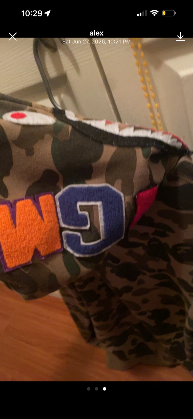 BAPE Camo Shark Full Zip Hoodie