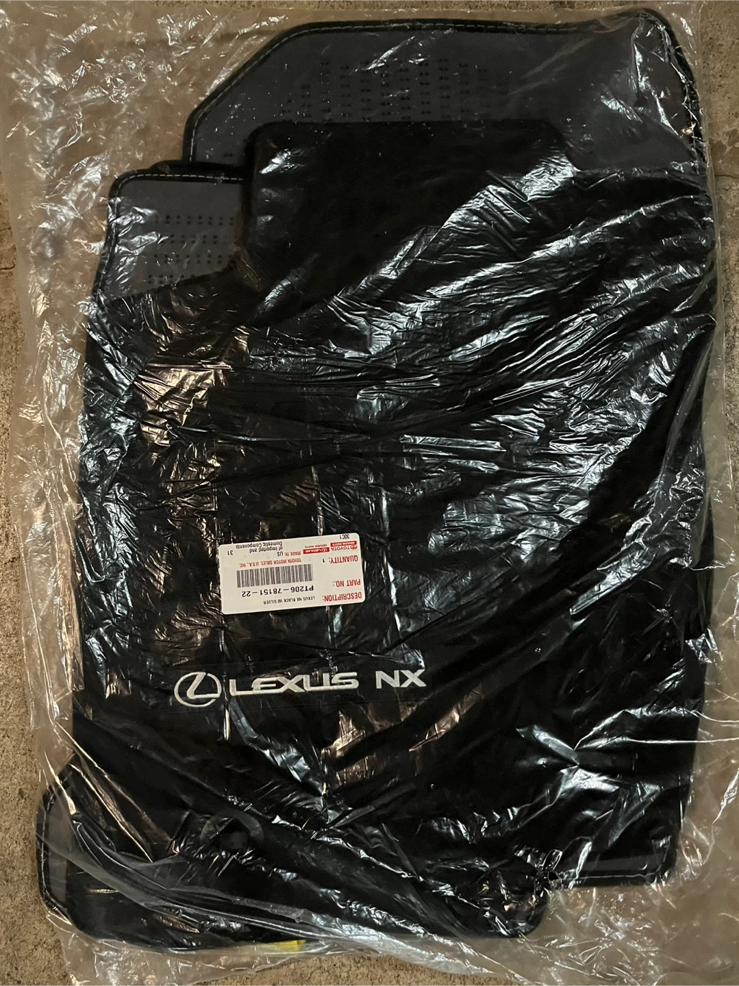 Lexus Carpet Floor Mats