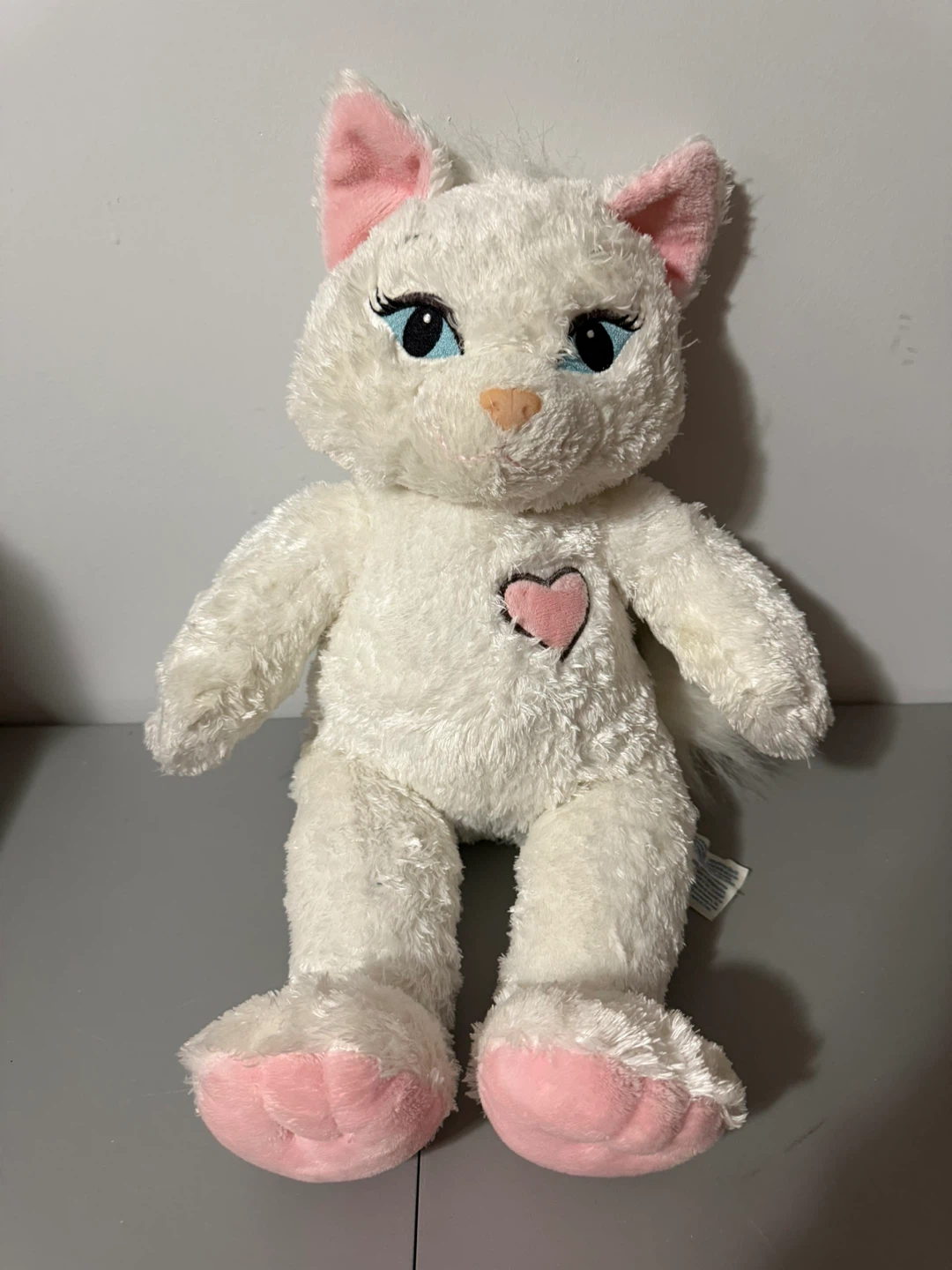 Build A Bear White Sassy Kitty Marie The Aristocats Retired