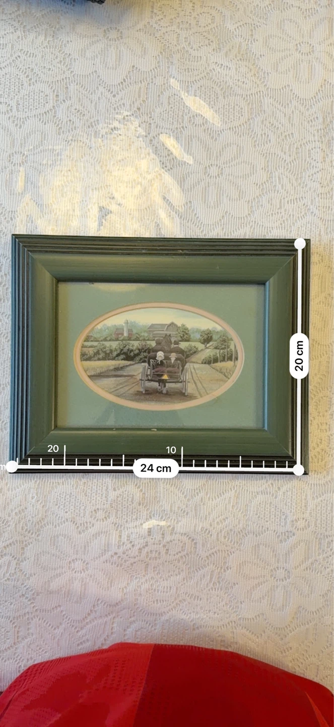 Vintage Framed Wall Art Set of 3 - Country Scenes - photo 5