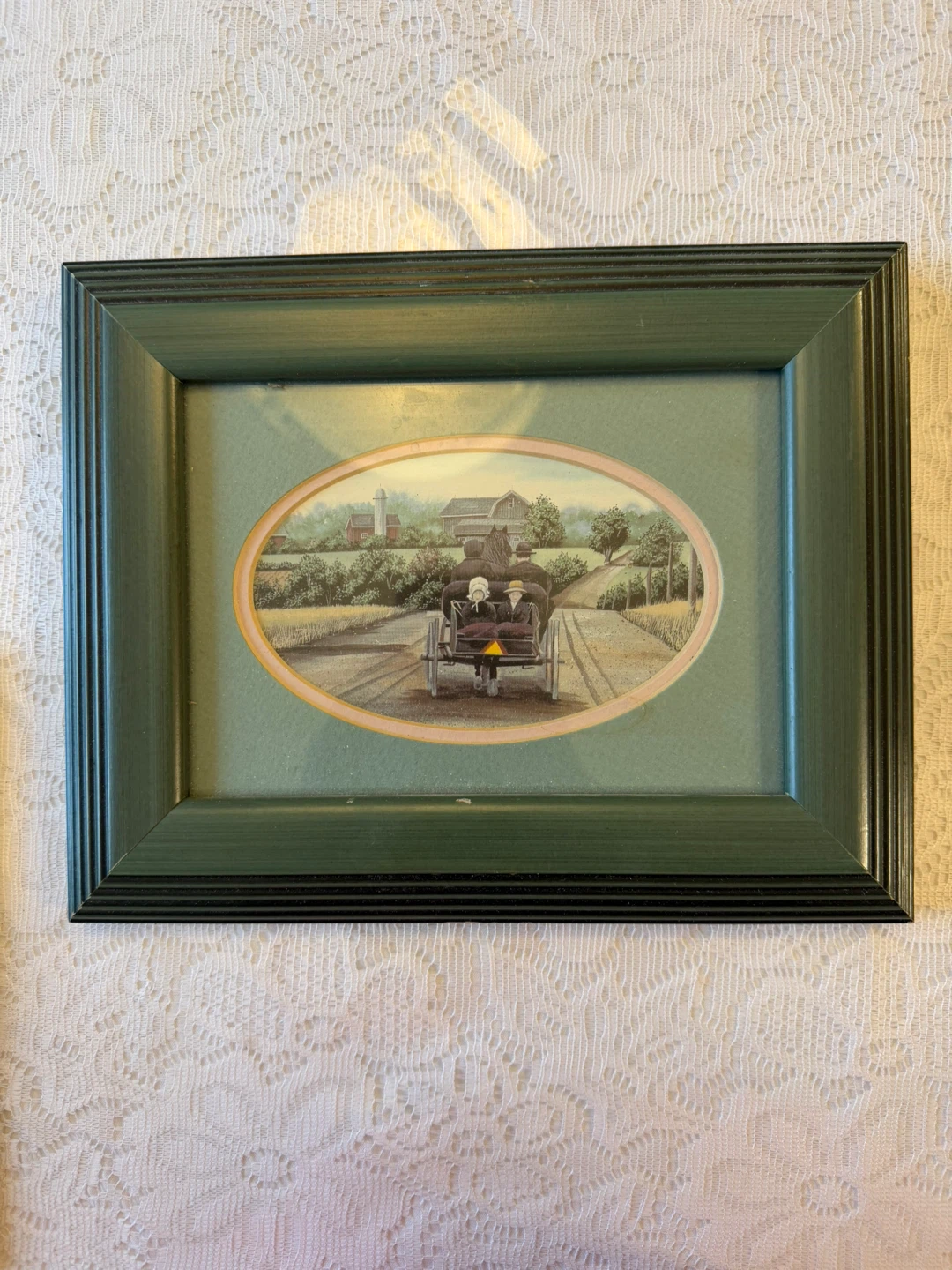 Vintage Framed Wall Art Set of 3 - Country Scenes - photo 4