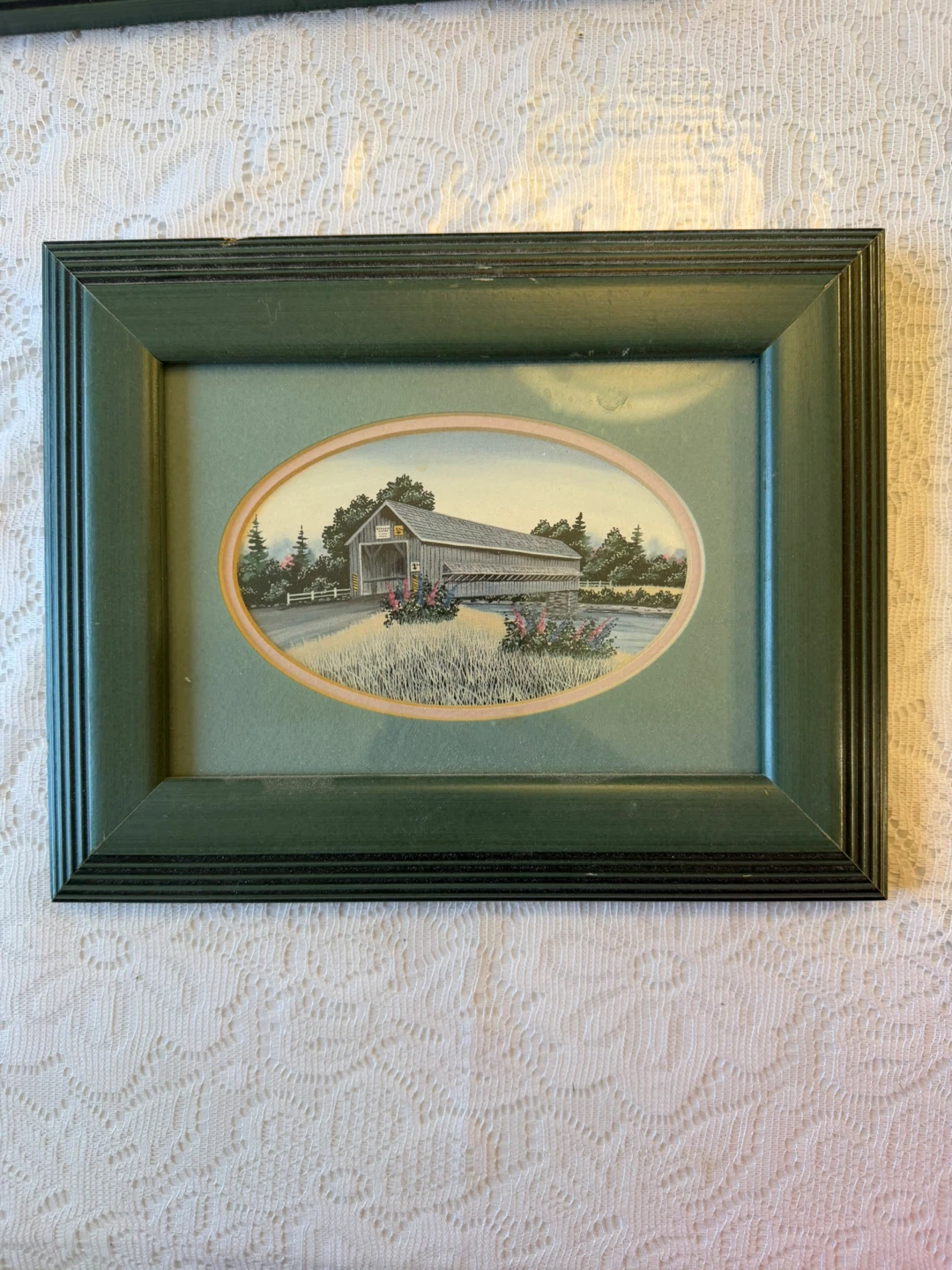 Vintage Framed Wall Art Set of 3 - Country Scenes - photo 3