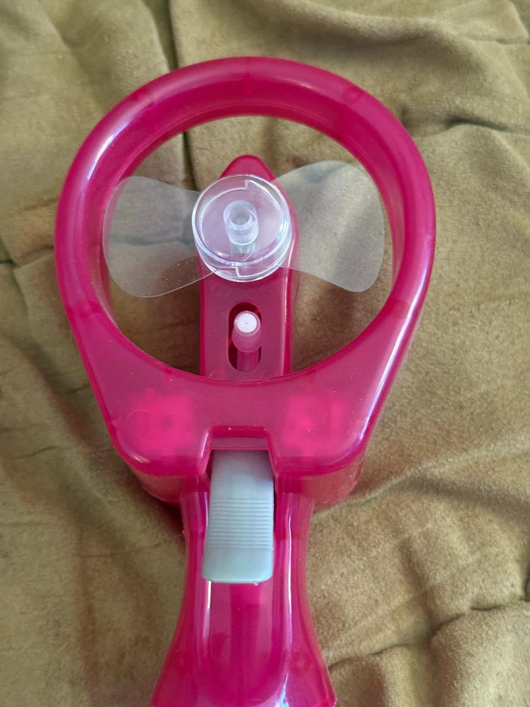 Pink Handheld Water Mister Fan - photo 3