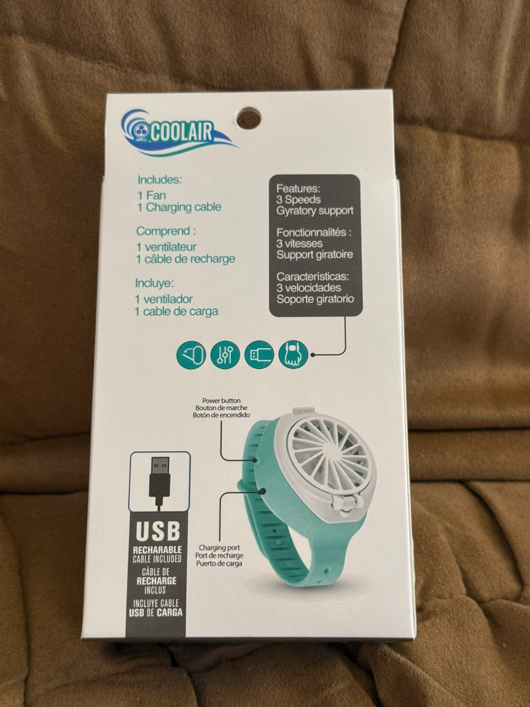 Coolair Wristband Fan - photo 2