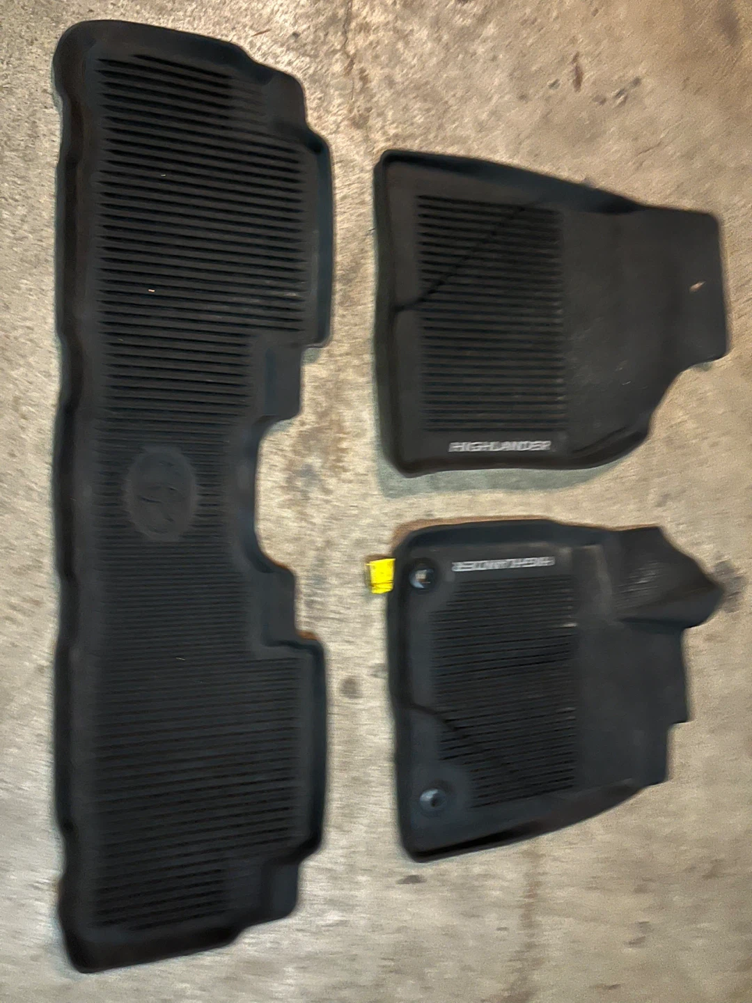 Toyota Highlander All-Weather Floor Mats