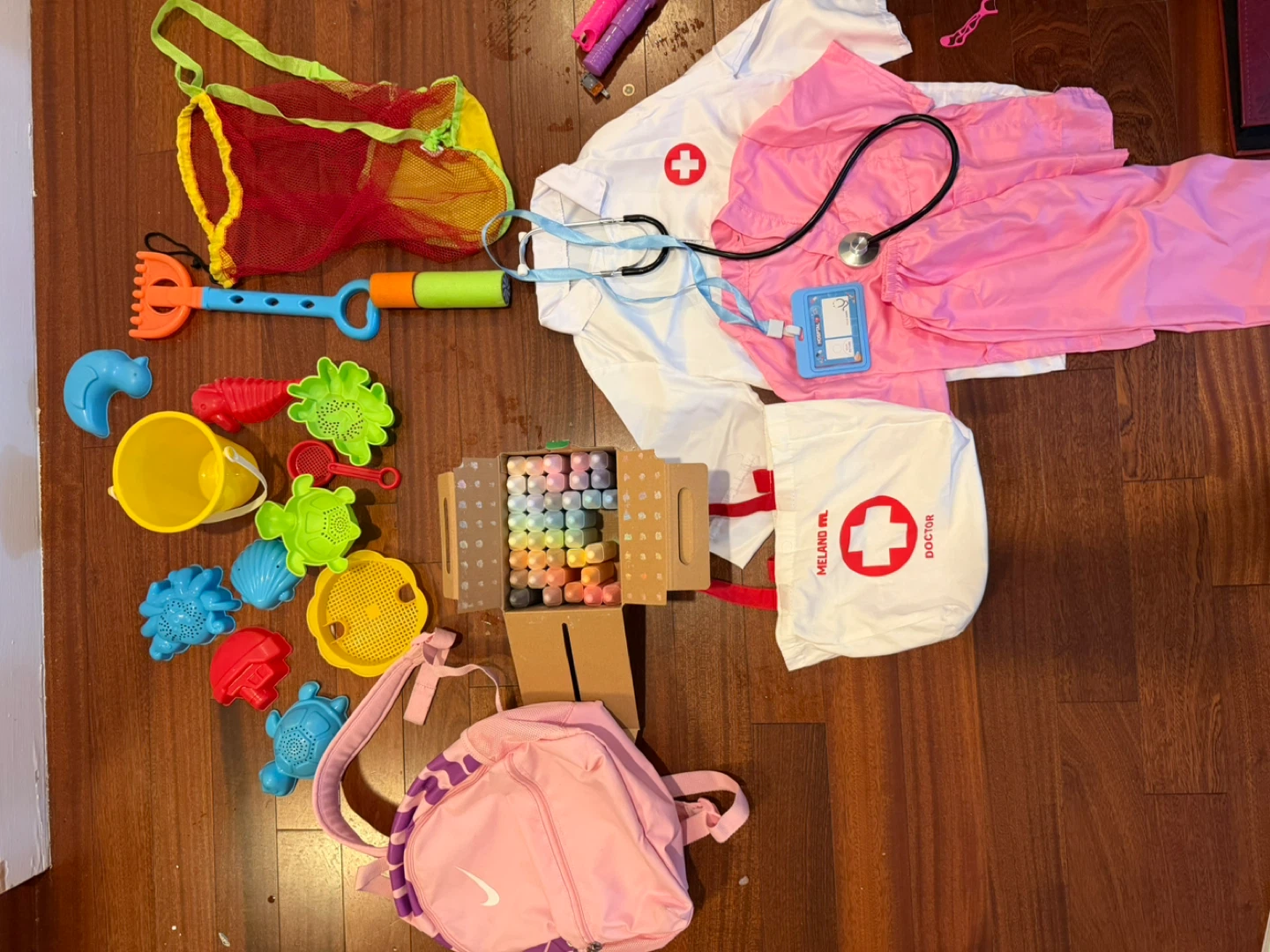 Kids Doctor Costume & Beach Toy Set
