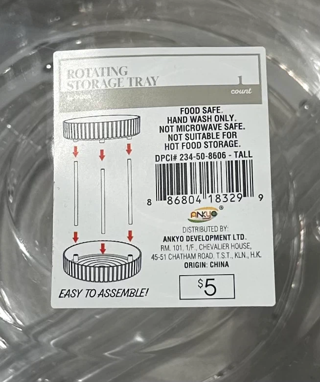 Clear Rotating Makeup Organizer
