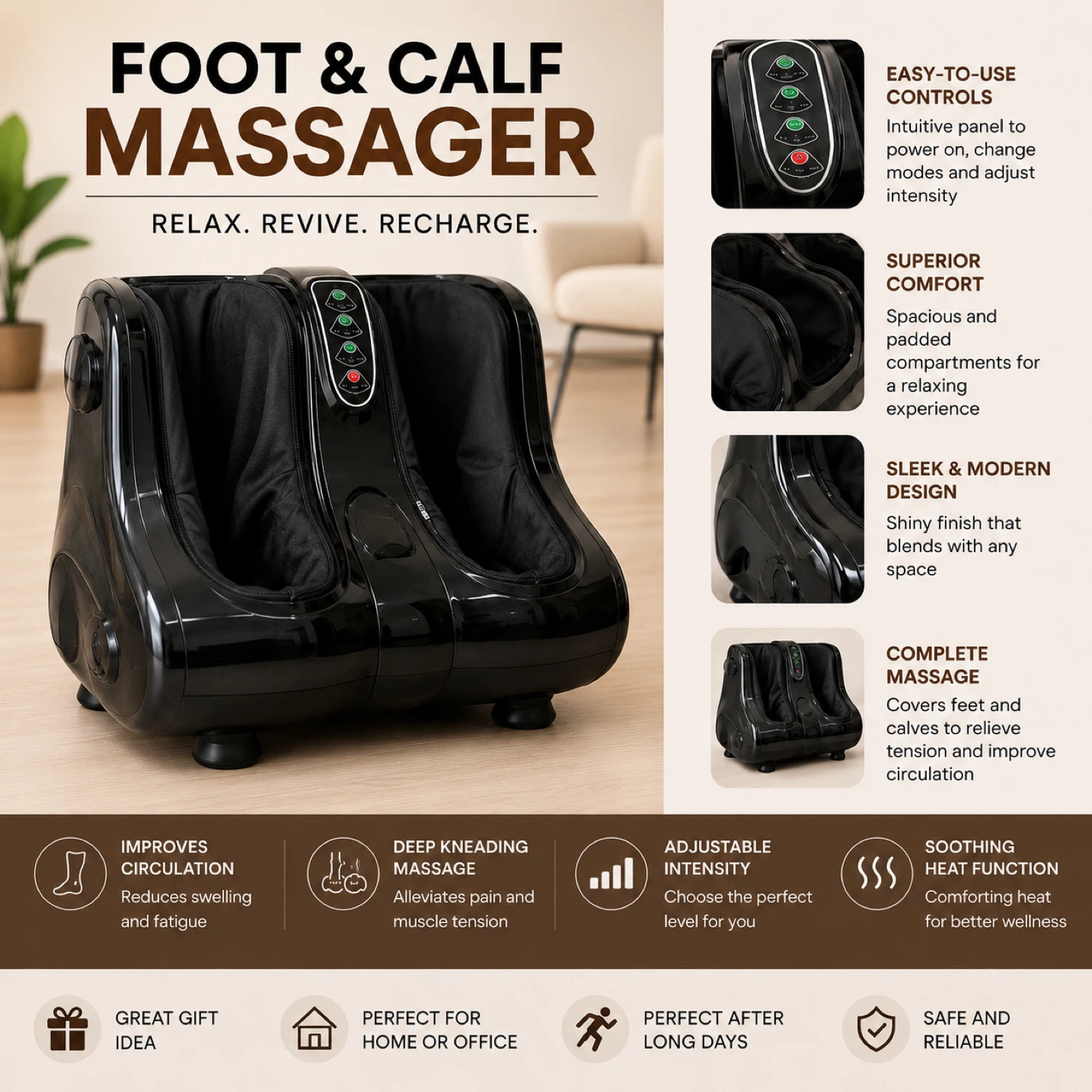 Foot and Calf Massager