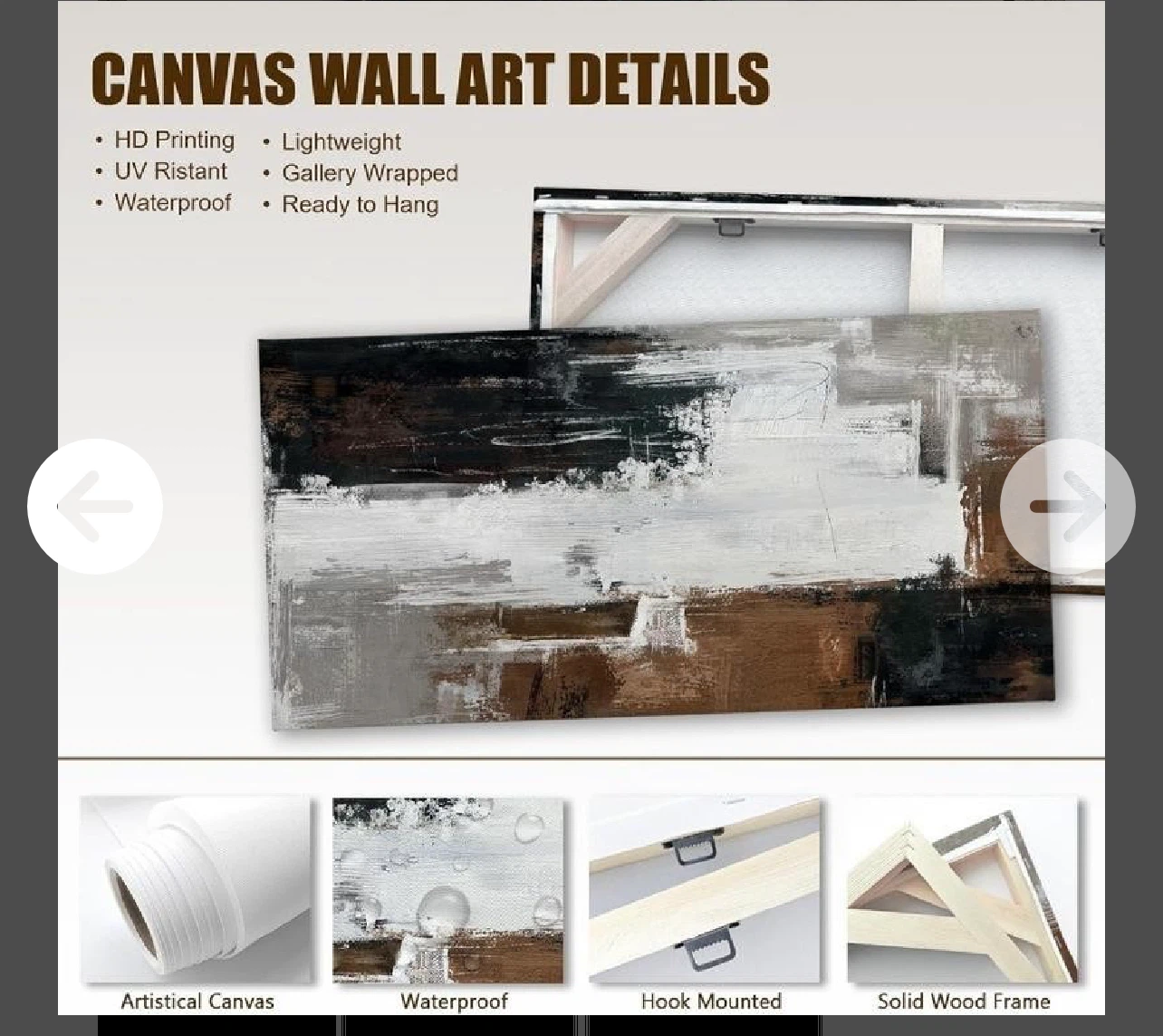 New Abstract Canvas Wall Art