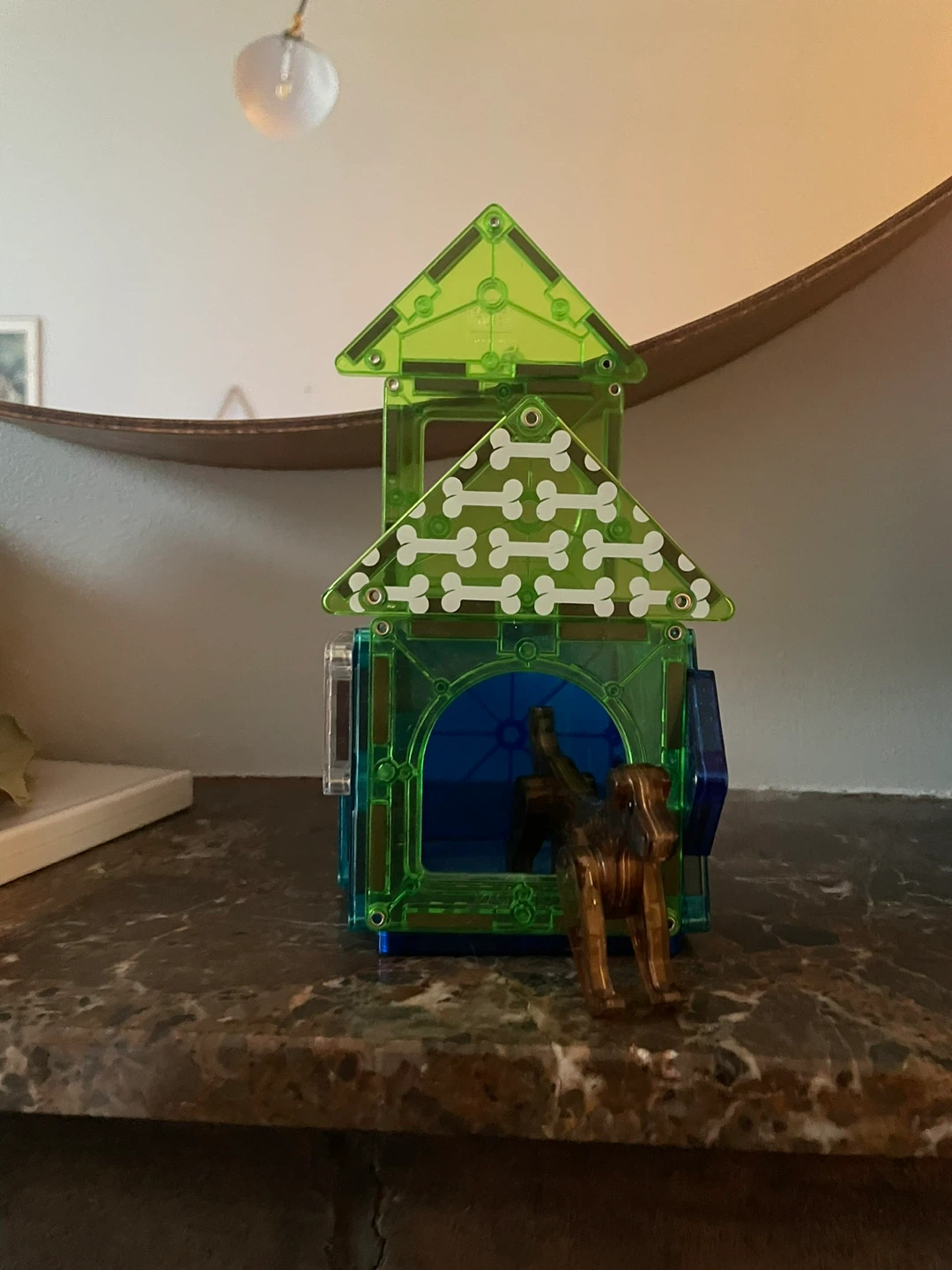 MAGNA-TILES® Dog House 13-Piece Magnetic Construction Set