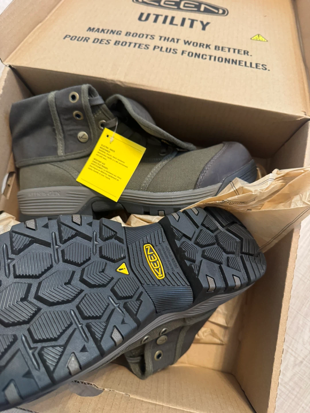 KEEN Utility Work Boots - Size 10.5 - photo 3