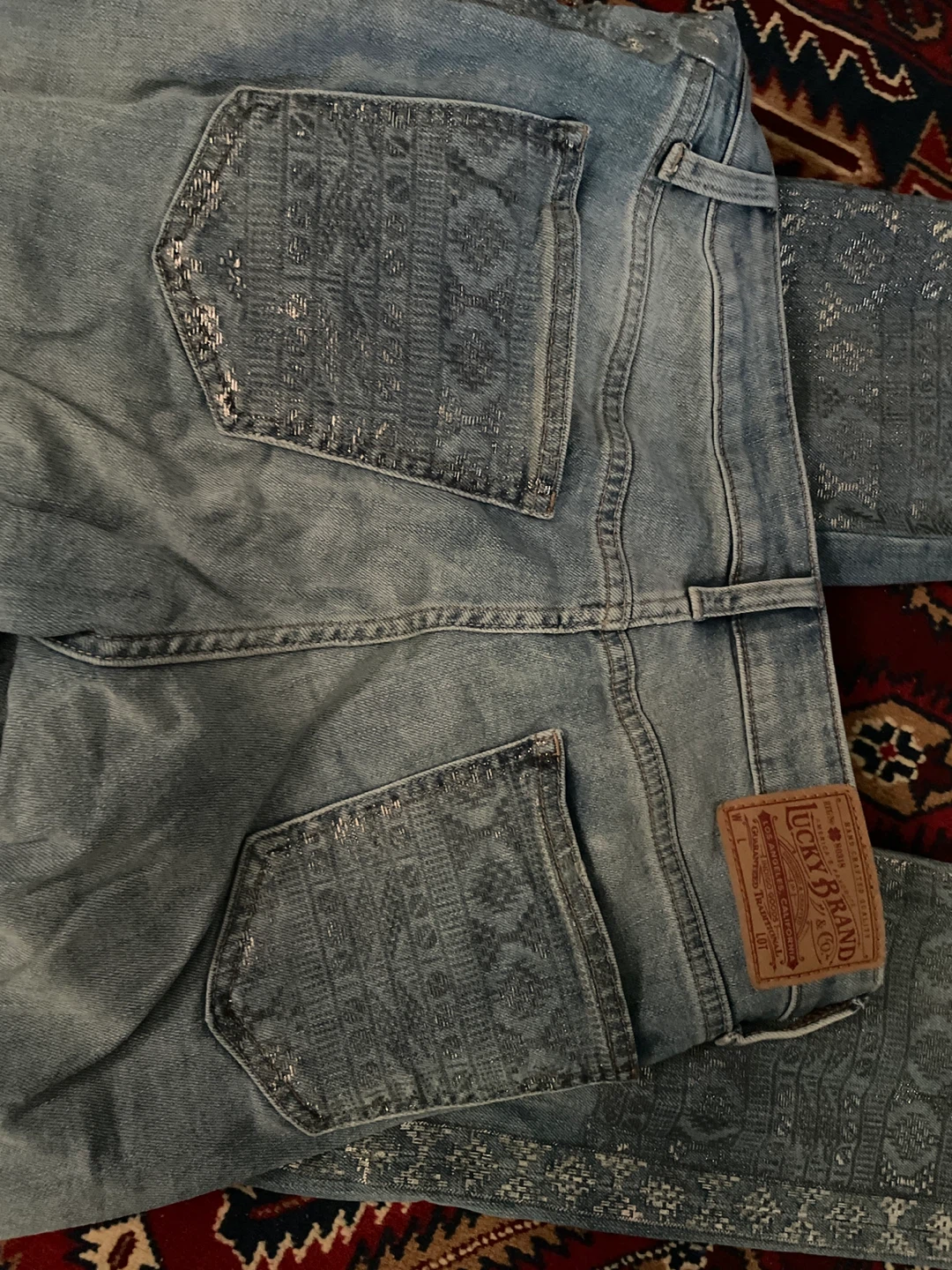 Lucky Brand Jeans with Embellished Pockets - photo 3